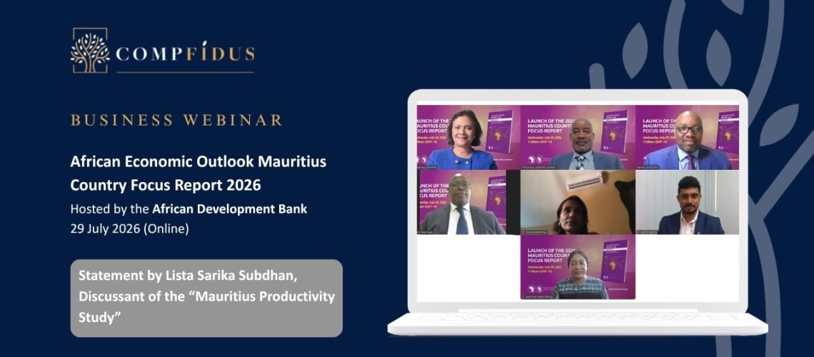 CompFidus -statement by lista sarika subdhan, discussant of the “mauritius productivity study”